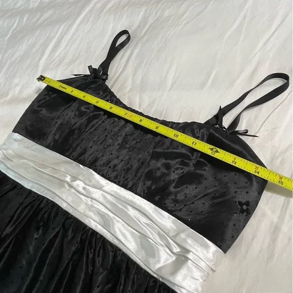 City Triangles Y2K Babydoll Dress M Whimsigot Fairy Grunge‎ Sequin Mesh Festival - Picture 15 of 16